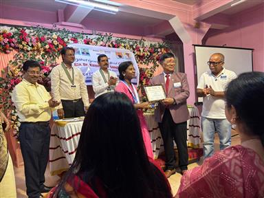 NBA presented to Miss. Anjali Prasad