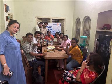 Club Members Fellowship after Meeting
