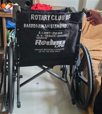 Donation of Wheelchair to a Polio affected Child
