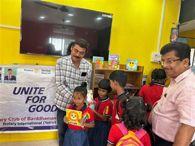 Book Bank at Rainbow Public School, Burdwan