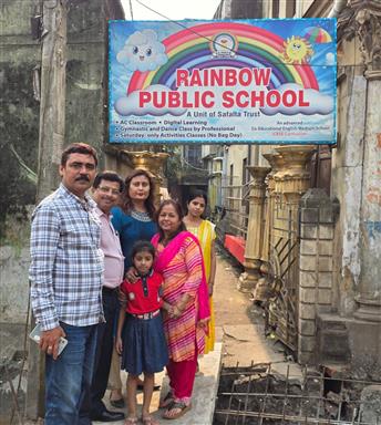 Contruction of Toilet at Rainbow Public School