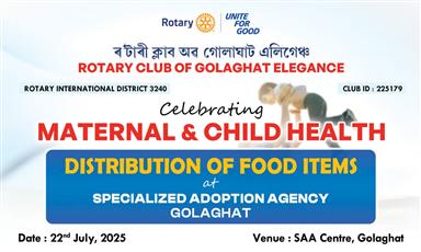 DISTRIBUTION OF FOOD ITEMS AT SAA