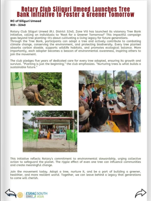 featured in the ESRAG Magazine 