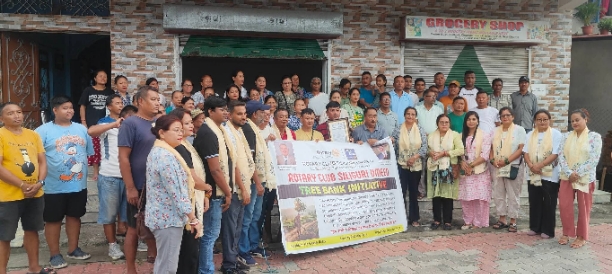 tree plantation drive at Fulbari Center Basti Jan 