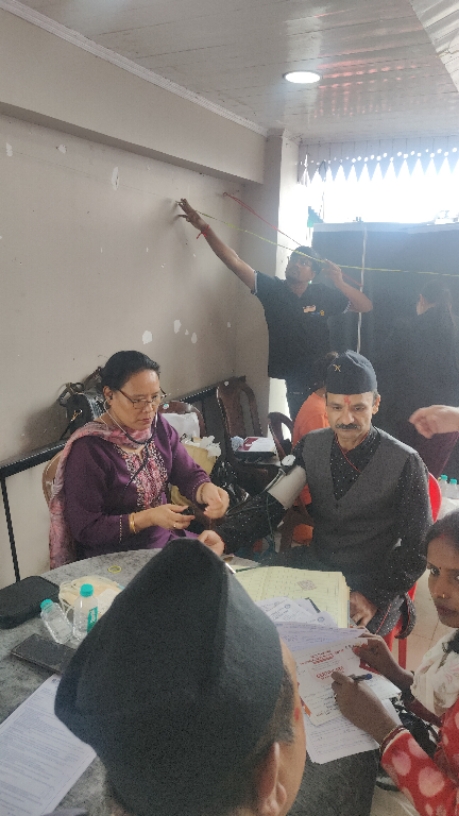 Mega Blood Donation Camp at Darjeeling Chowrasta