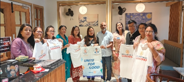 launching the official T-shirt for its Rotary Comm