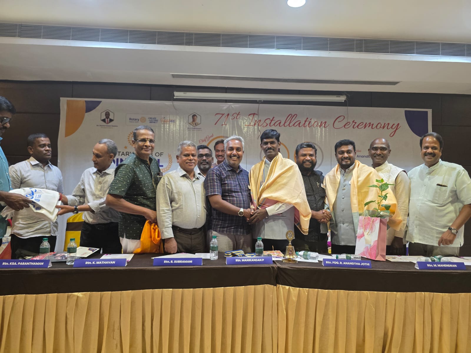 Rotary Club of Dindigul - Installation