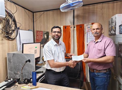 Donation to Samarth Bharat Vyaspeeth