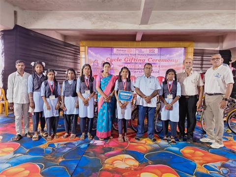 Cycle Distribution to Girl Students