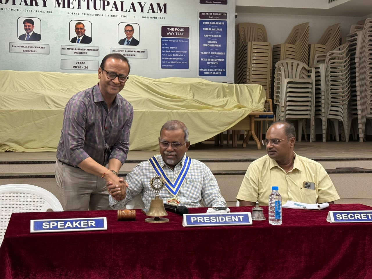 50th Meeting of the Rotary Year 2025–26 Regular