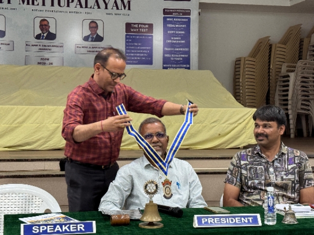 33rd Meeting of Rotary Year
2025 -26 Regular