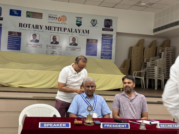 39th Meeting: Rotary Year 2025-26 Regular