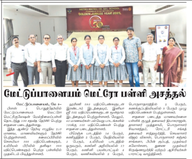 Club Project /Program Published in Newspaper