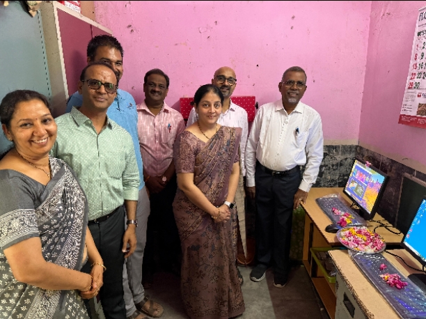 Donation of Computers to Mahaveer Middle School