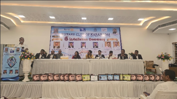 Our Rotarians at RC Karamadai Installation