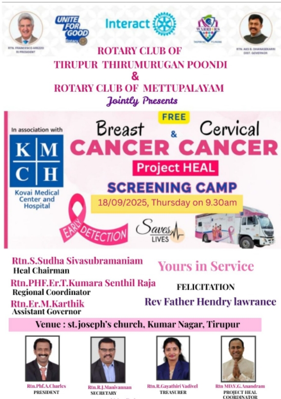 10th Project HEAL Camp of the Rotary Year 2025-26