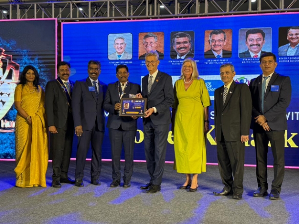 Rtn.Srinivasan honoured by TRF Trustee Chair