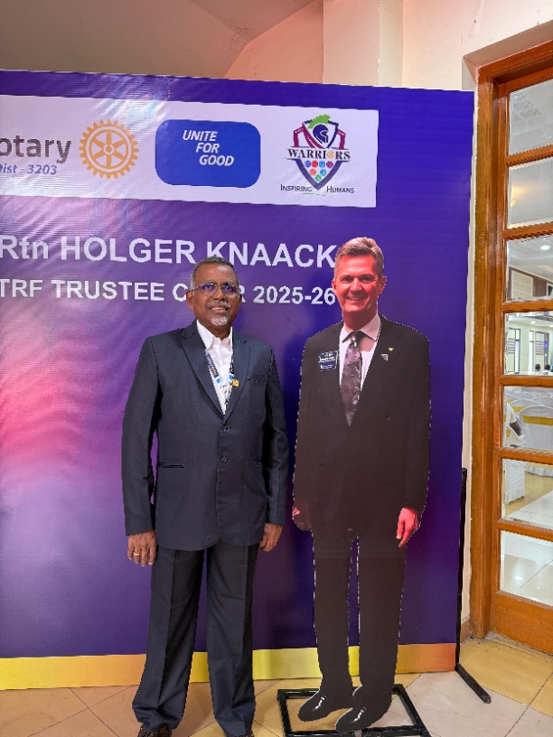 TRF/CSR Evening With Rtn.Holger Knaack