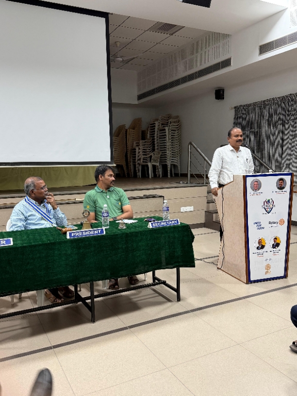 15th Meeting of Rotary Year 2025-26  Speaker