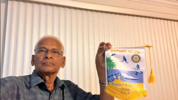 Rtn.Dorai attended Rotary Venice Nokomis Meeting