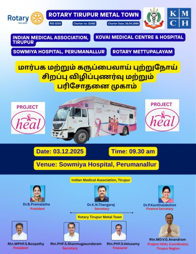20th Project HEAL Camp of the Rotary Year 2025-26