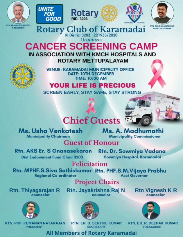 22nd Project HEAL Camp of the Rotary Year 2025-26
