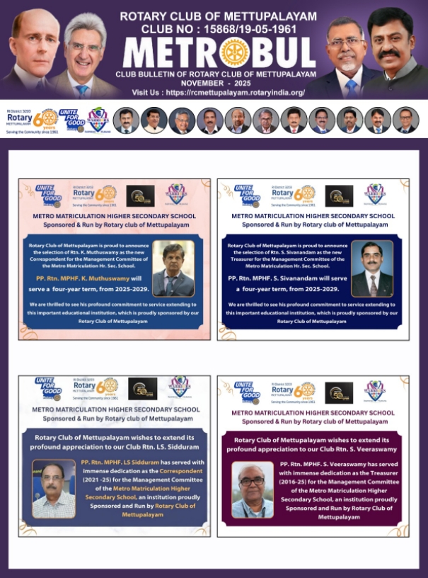 Metrobul Club Bulletin November 2025