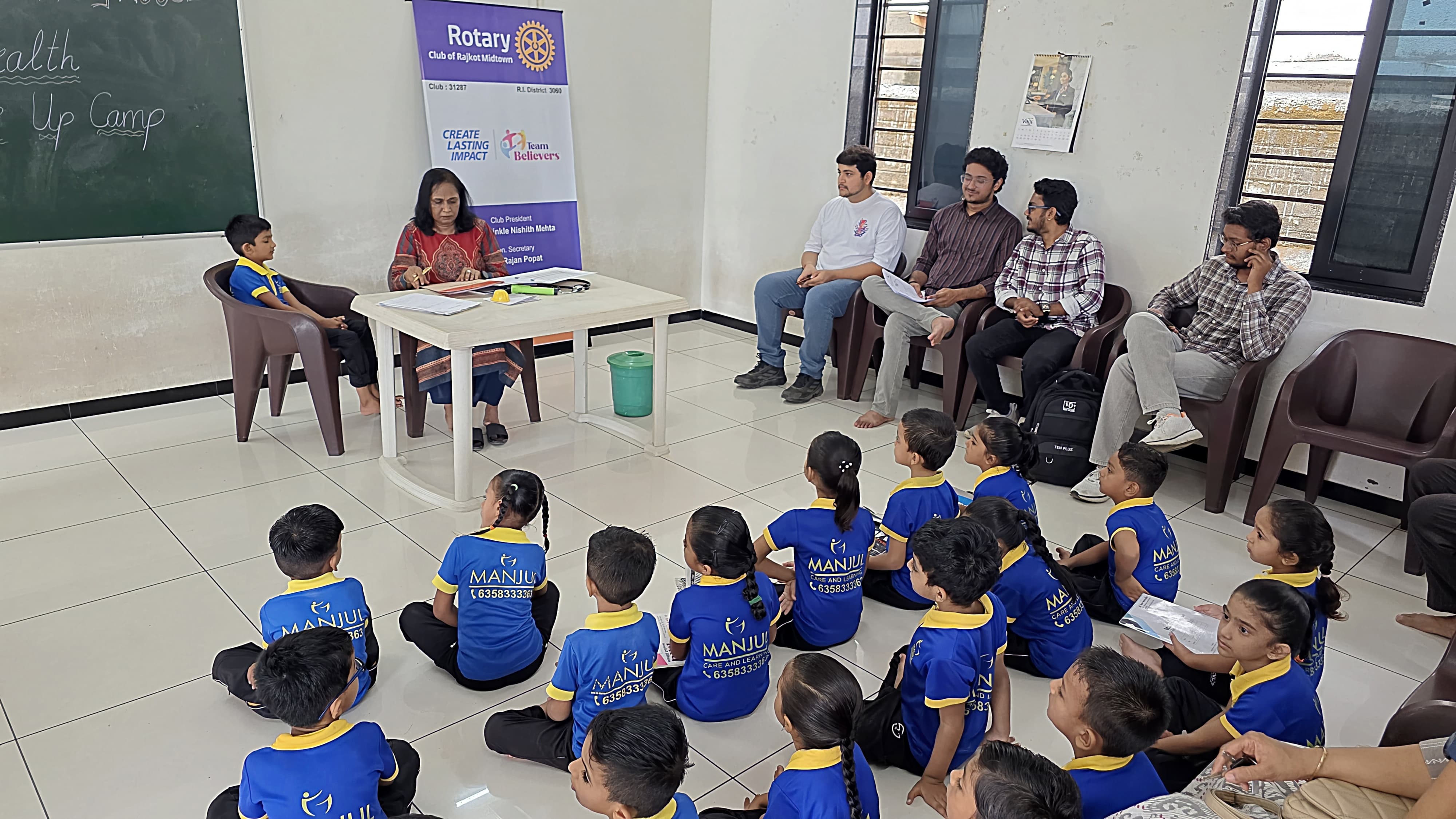 Health Check Up Camp At Manjul Pre School