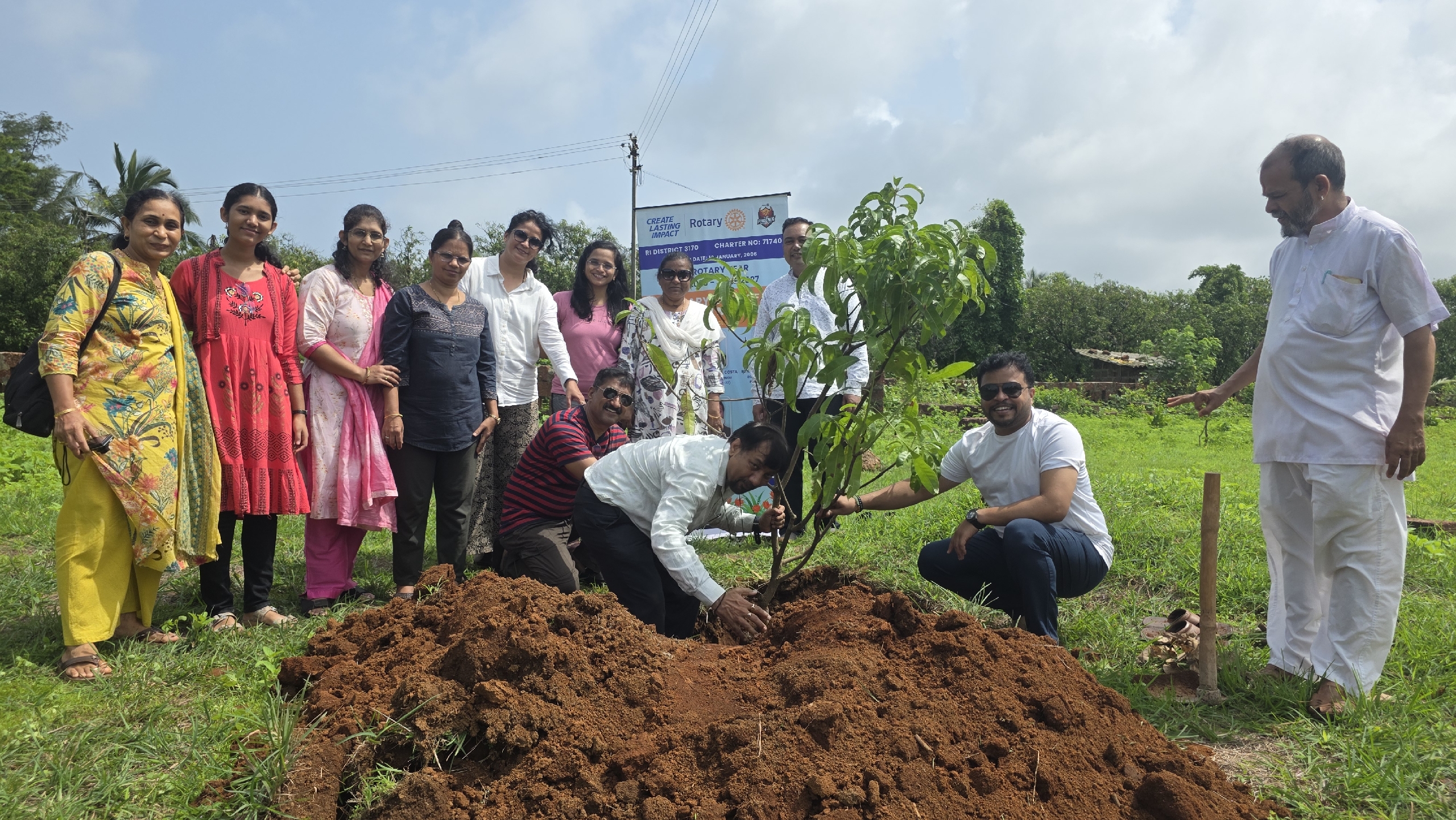 Tree Plantation Drive at Kolambe, Ratnagiri