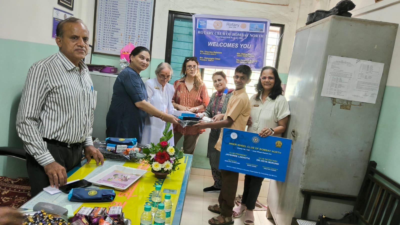10th July -  Notebooks, Backpacks Distribution