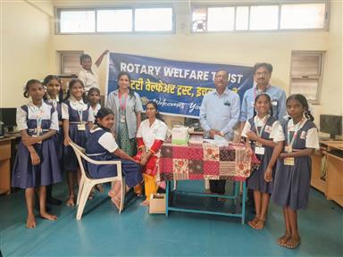 Blood Group and HB camp at Antarbharati Vidyalay.