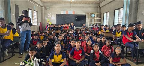 Blood Group and HB camp at Salunkhe Highschool.