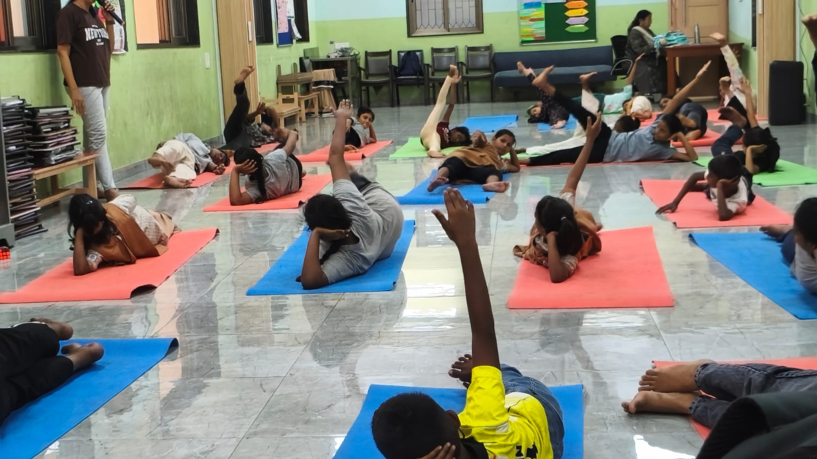 11th July - Yoga Sessions at Asha Sadan