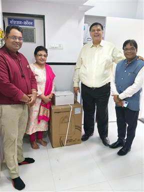 Donation of Bipap & Oxygen Concentrator