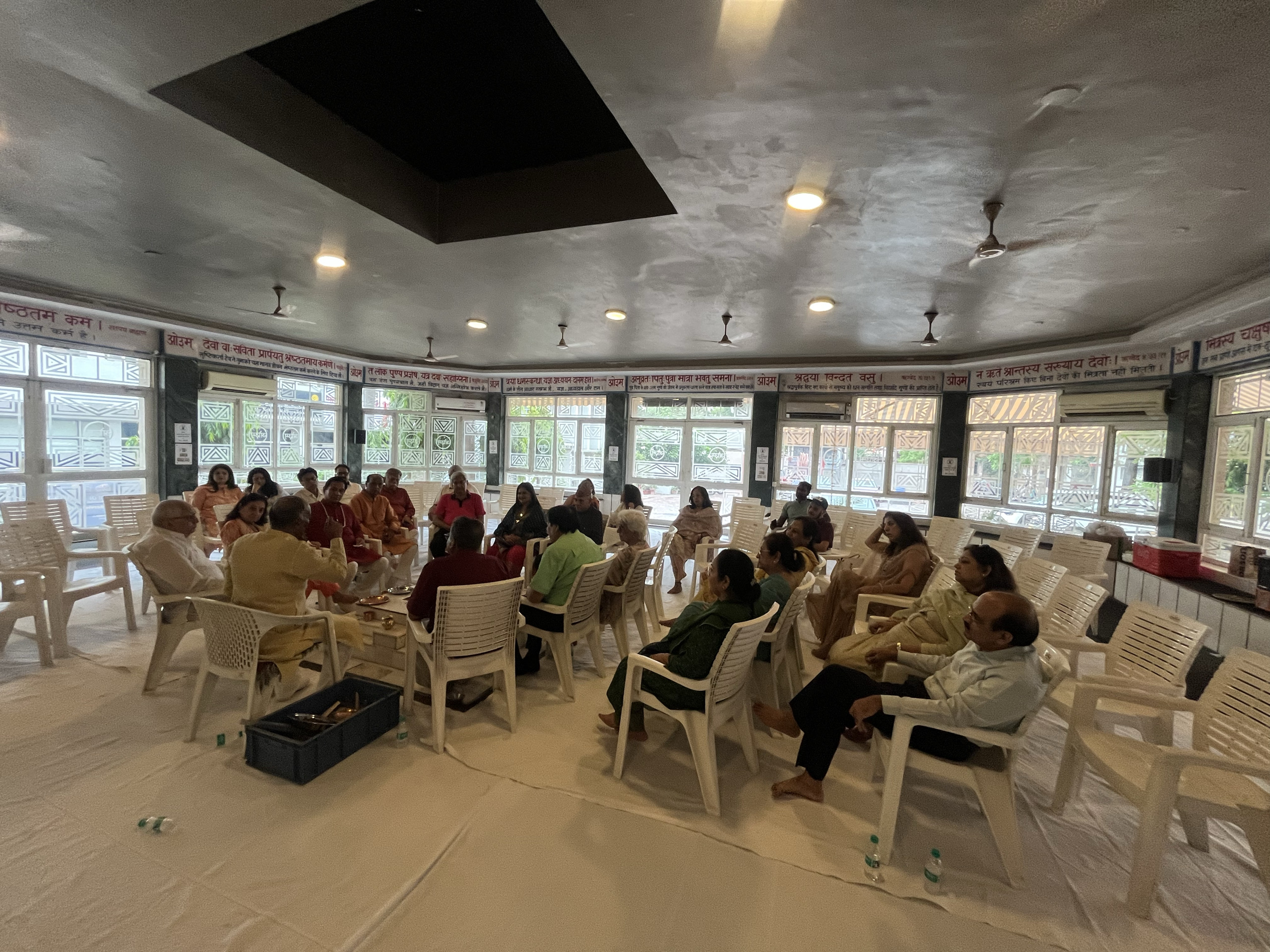 Community Havan for seeking blessings to Rotary