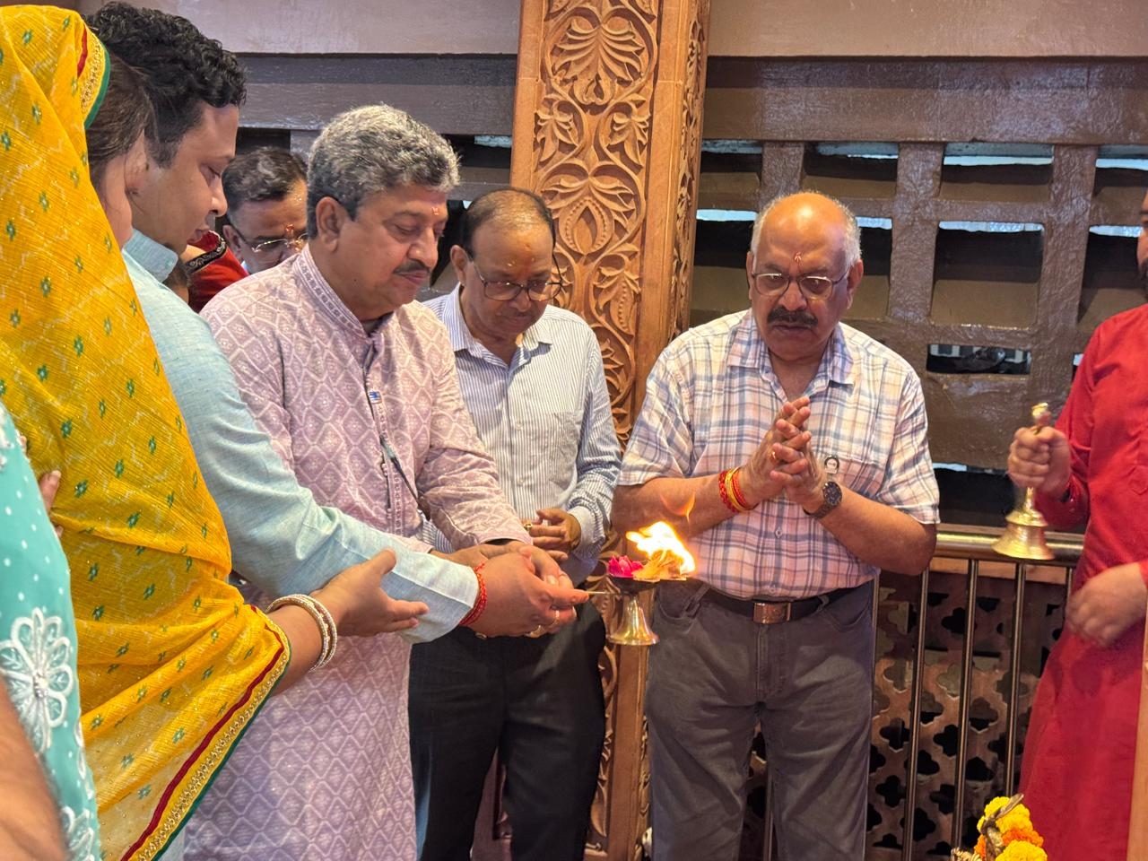 start rotary year with ganga arti with the zone