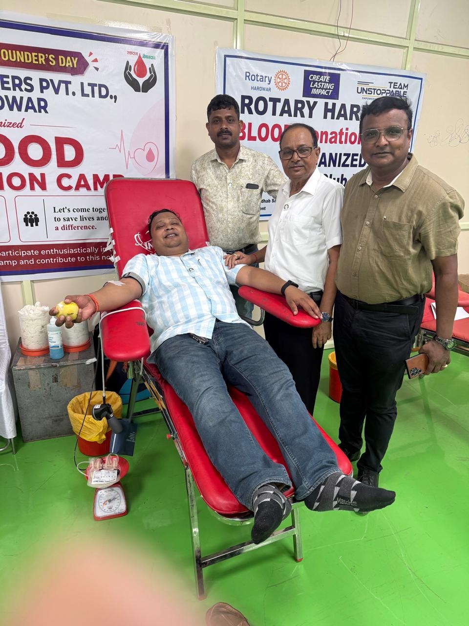 Blood donation camp