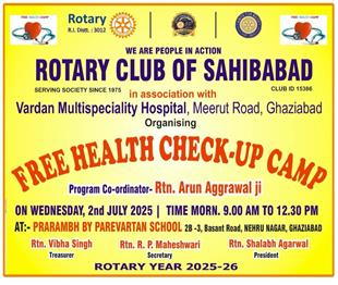 FREE HEALTH CHECKUP CAMP