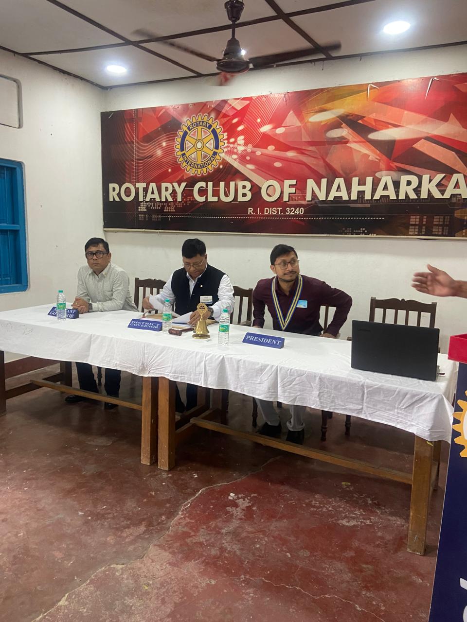 The official visit of District Governor