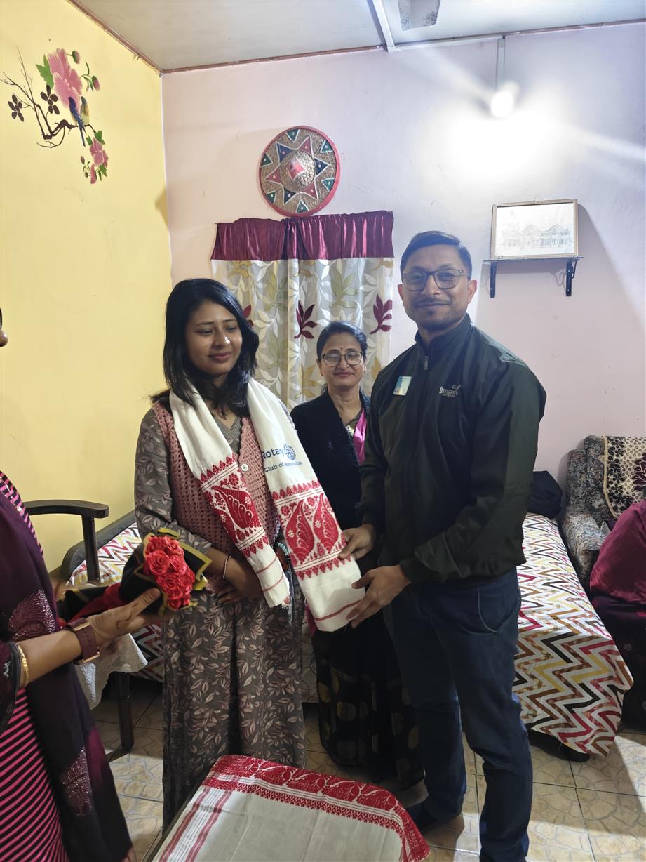 Felicitation of newly appointed ACS candidate