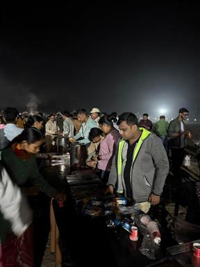 Tea and Biscuits Distribution