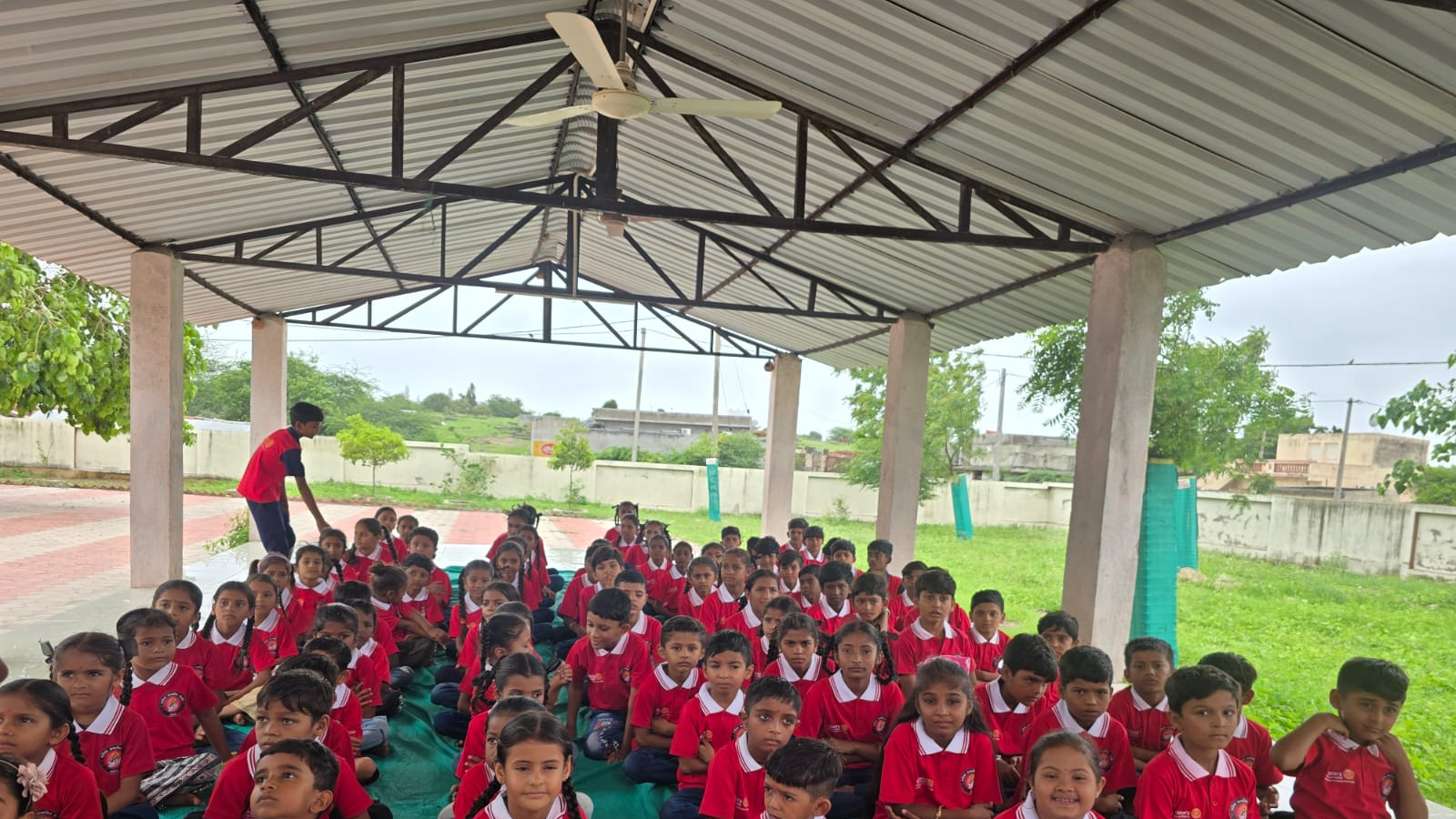 Distribution of  294 T Shirt School Uniforms