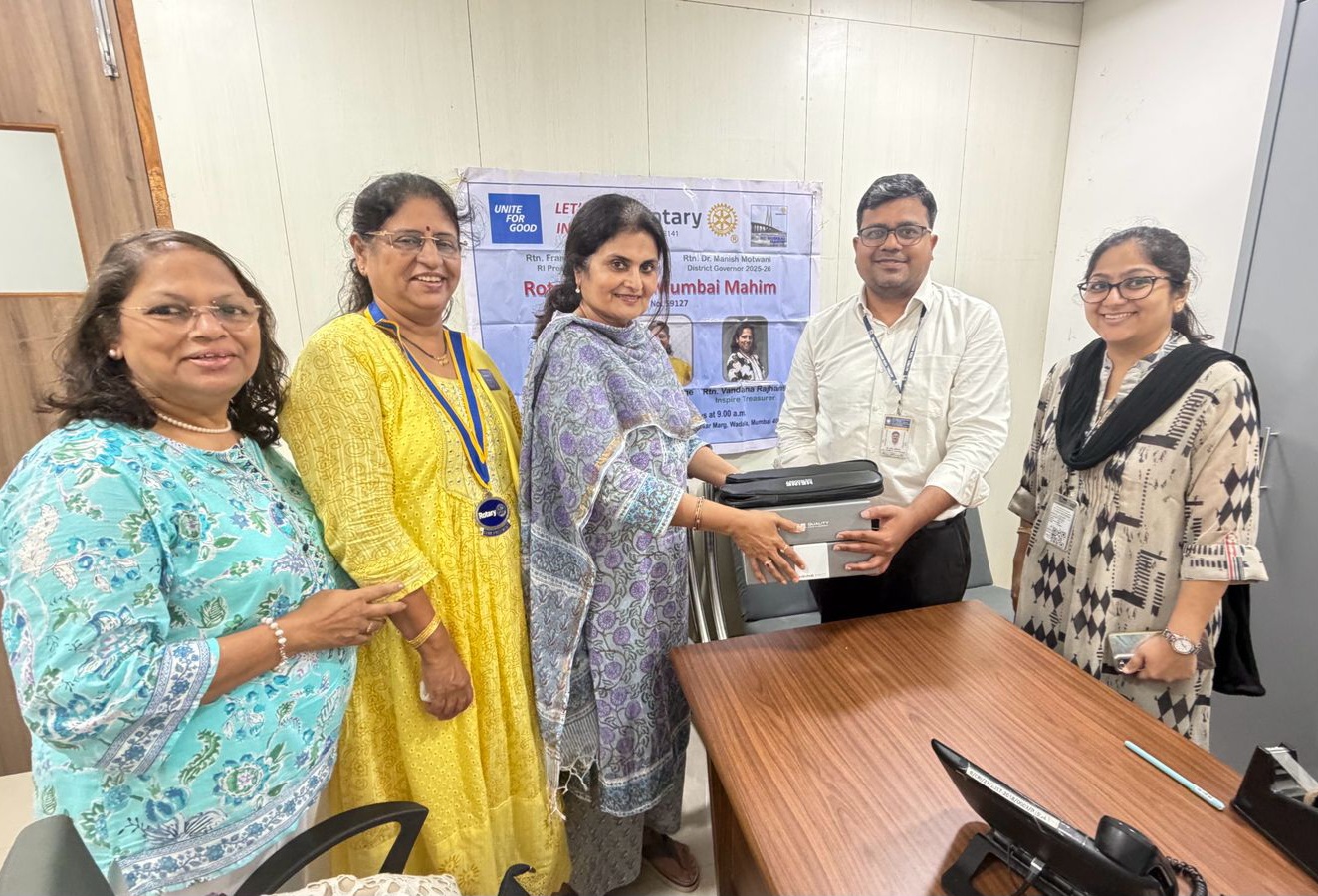 Donation of two Otoscopes to ACTREC Kharghar