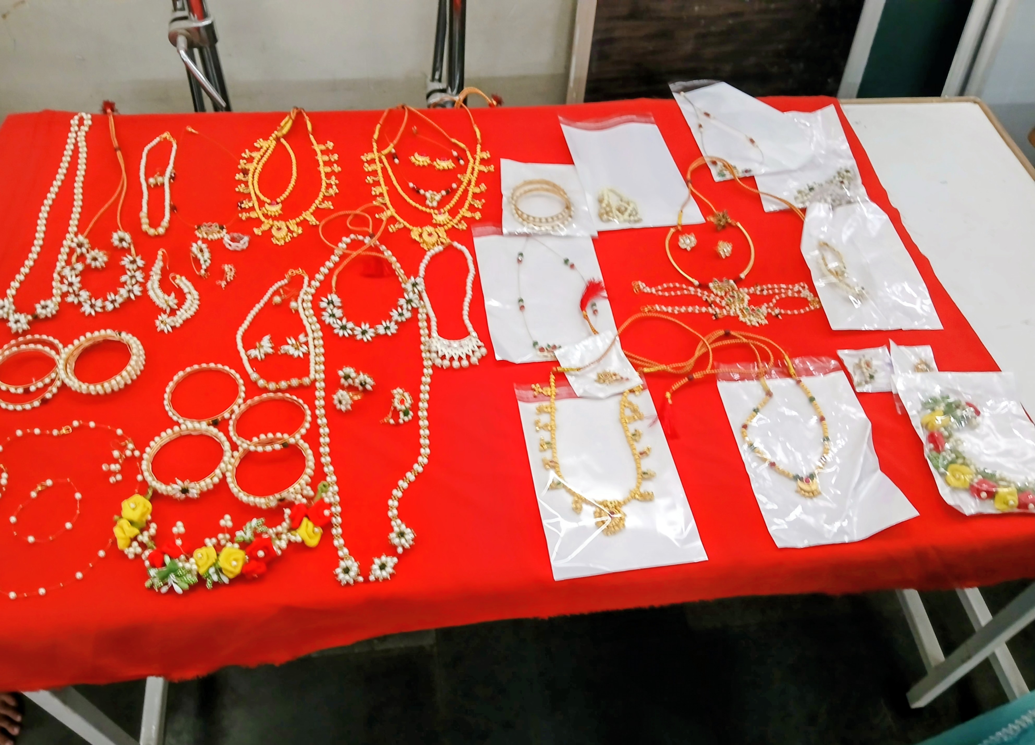 Donation for jewellery making and stitching Course