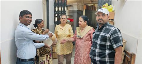 Ration Distribution to TB patients