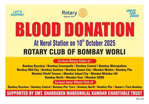 Blood Donation Drive at Nerul station