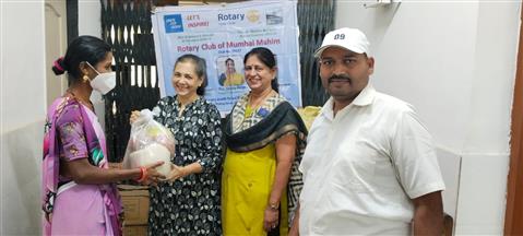 Ration Distribution to TB patients