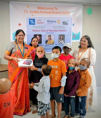 LENOVA tablets to Paediatric  Cancer patients