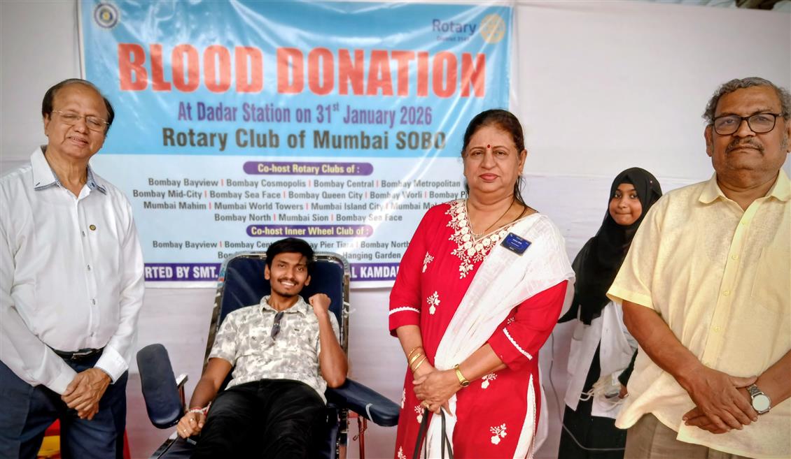 Blood Donation Drive at Dadar station
