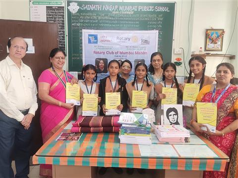 Scholarship books and Mats to MPS school Ghatkopar